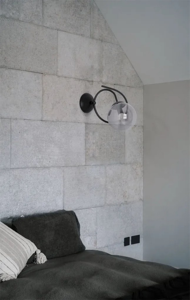 KAJA K-5118 RUBI Szürke Színű Fali Lámpa 1xE14 10W IP20