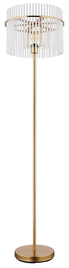 Globo 15698SM - Állólámpa GORLEY 1xE27/60W/230V arany