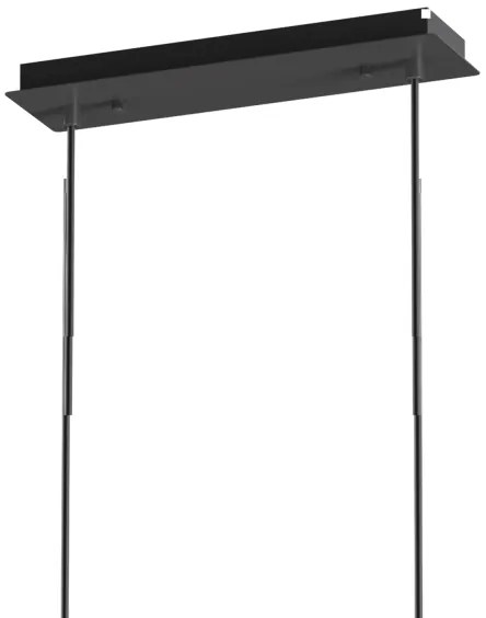 ONLI - Csillár zsinóron PALOMA 10xG9/10W/230V fekete/füstös