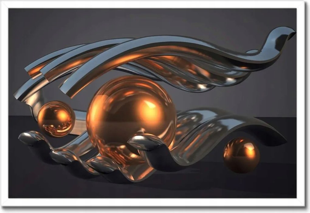 Poszterek keretben 60x40 Golyók a kézben