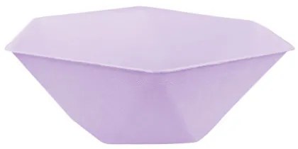 Lila Vert Decor hatszögletű mélytányér 6 db-os 15,8 cm