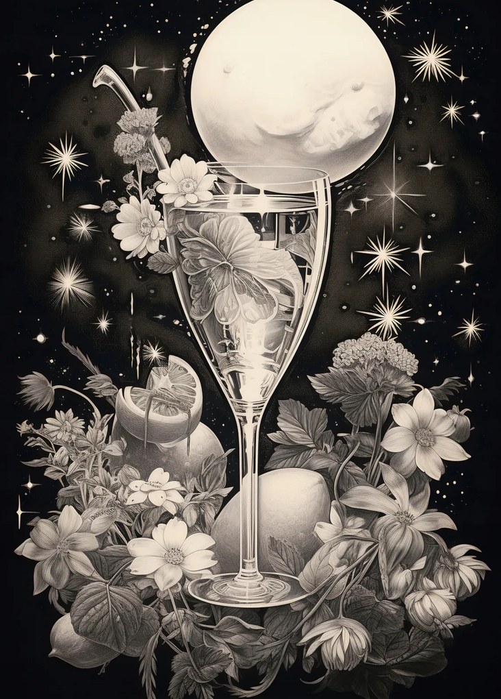 Poszter 39,5x55cm Kozmikus elixír