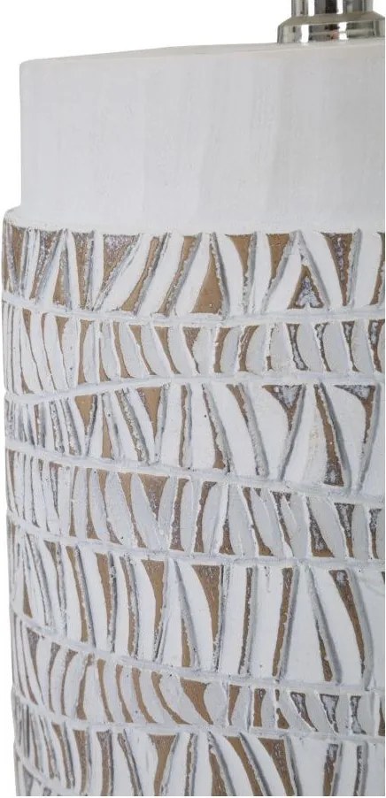 Bézs asztali lámpa textil búrával (magasság 60,5 cm) Nairobi – Mauro Ferretti