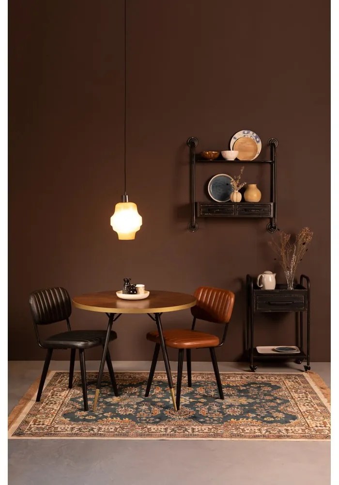 Konyakbarna étkezőszék Jake Worn – White Label