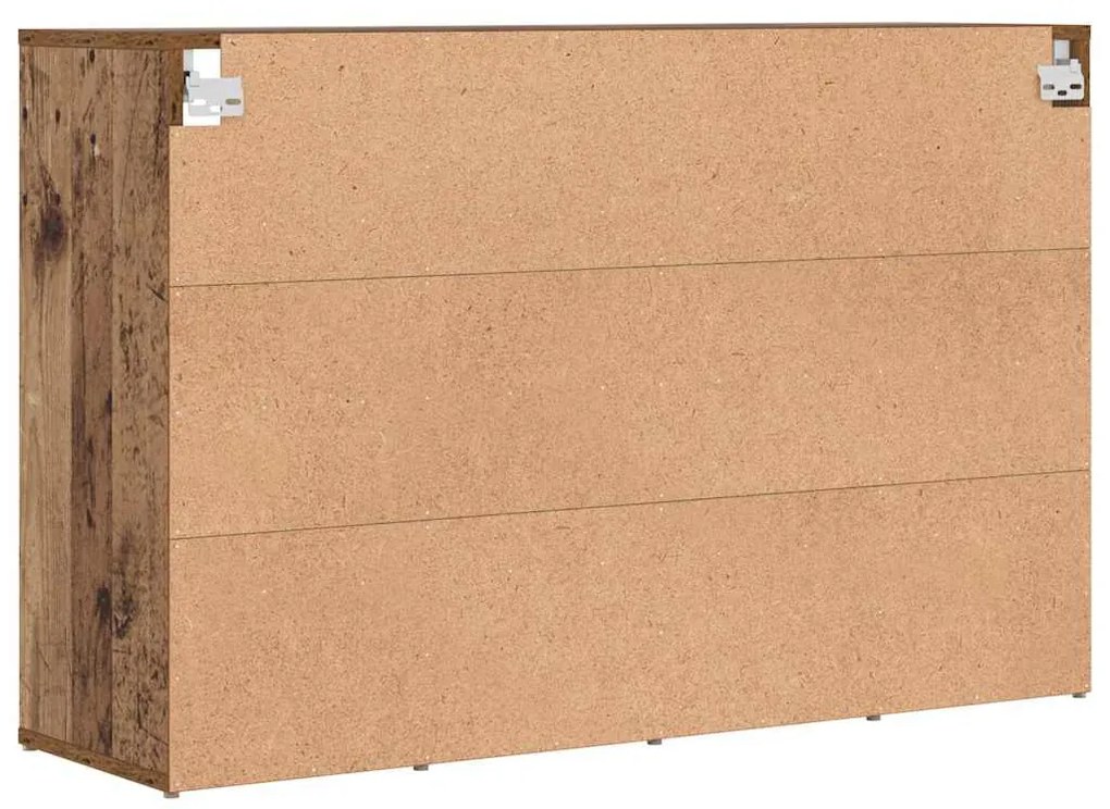 Cipősszekrény polcokkal Régi fa 103 x 30 x 67 cm Faanyag