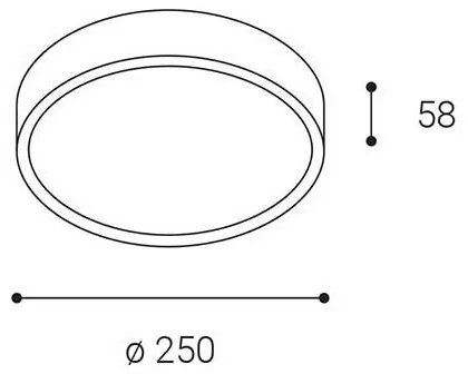 LED2 - LED Kültéri mennyezeti lámpa MIRA LED/18W/230V IP65 fekete