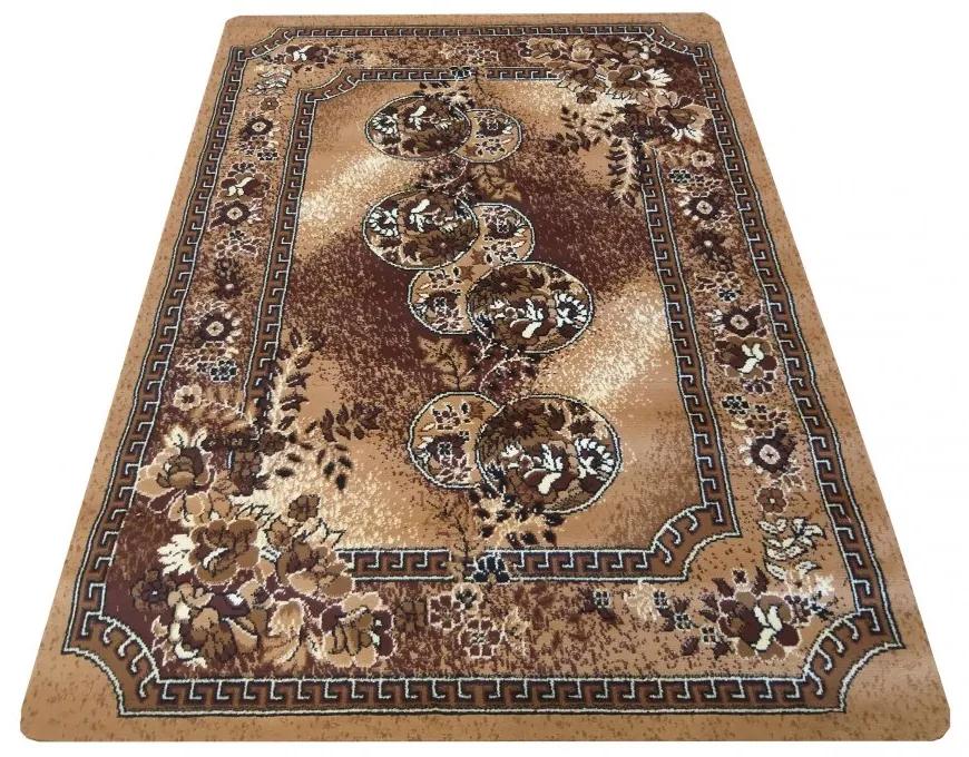Barna szőnyeg a nappaliba vintage stílusban Szélesség: 80 cm | Hossz: 150 cm