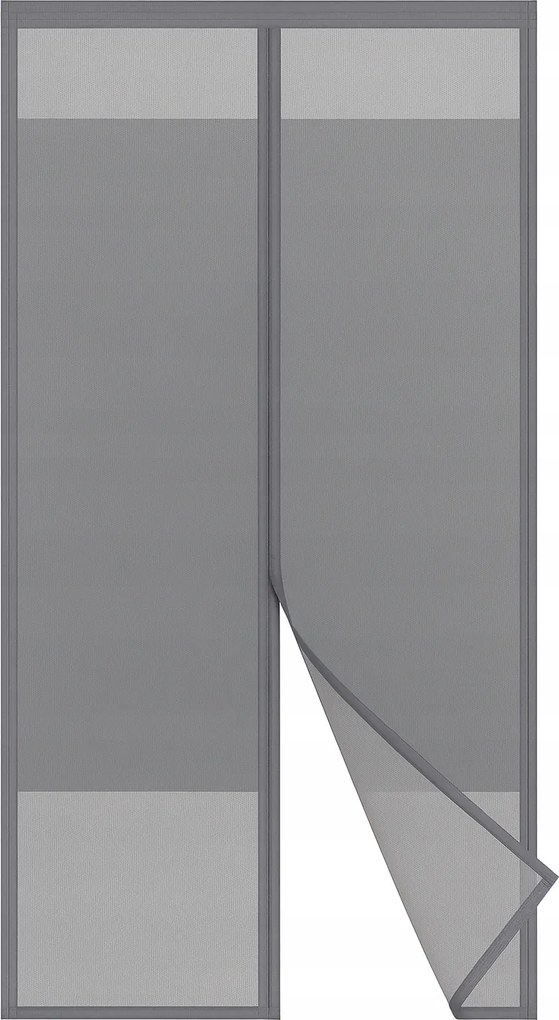 Szúnyogháló Ajtóra Mágneses Ajtóháló 130 x 220 CM Szürke