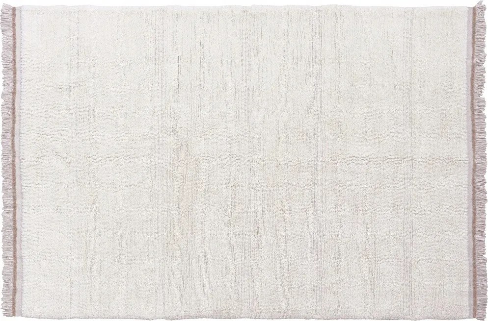 Lorena Canals gyapjú szőnyeg Steppe White 170x240 cm puha, mosható