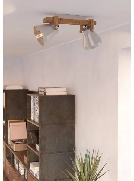 Eglo 43949 - Spotlámpa CAWTON 2xE27/40W/230V