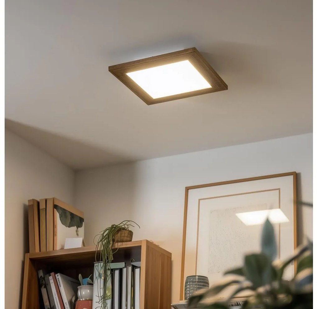 Eglo LED RGBW dimmelhető SALOBRENA-C panel 16W 230V barna + távirányító