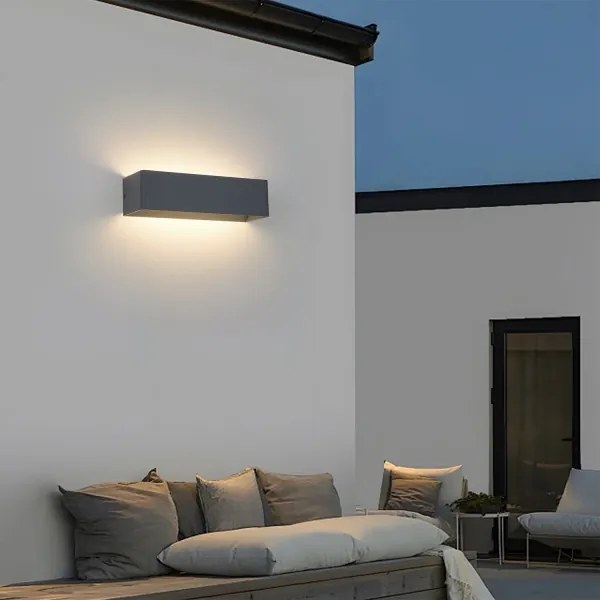 Brilagi -LED kültéri fali lámpa DONNANI LED/12W/230V 30 cm antracit IP44
