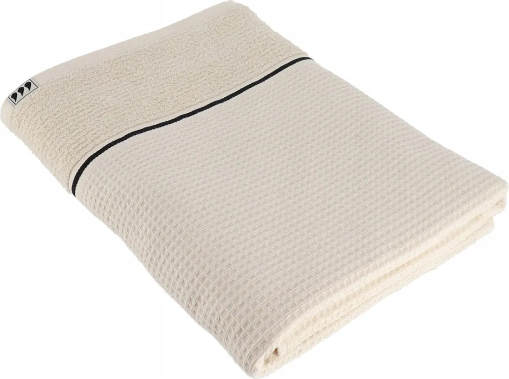 Fürdőszobai Törölköző Ostya Pamut 50 X 90 CM Bézs 500 G/m²