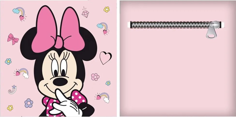 Disney Minnie Magical Day párna, díszpárna levehető huzattal 35x35 cm Velúr