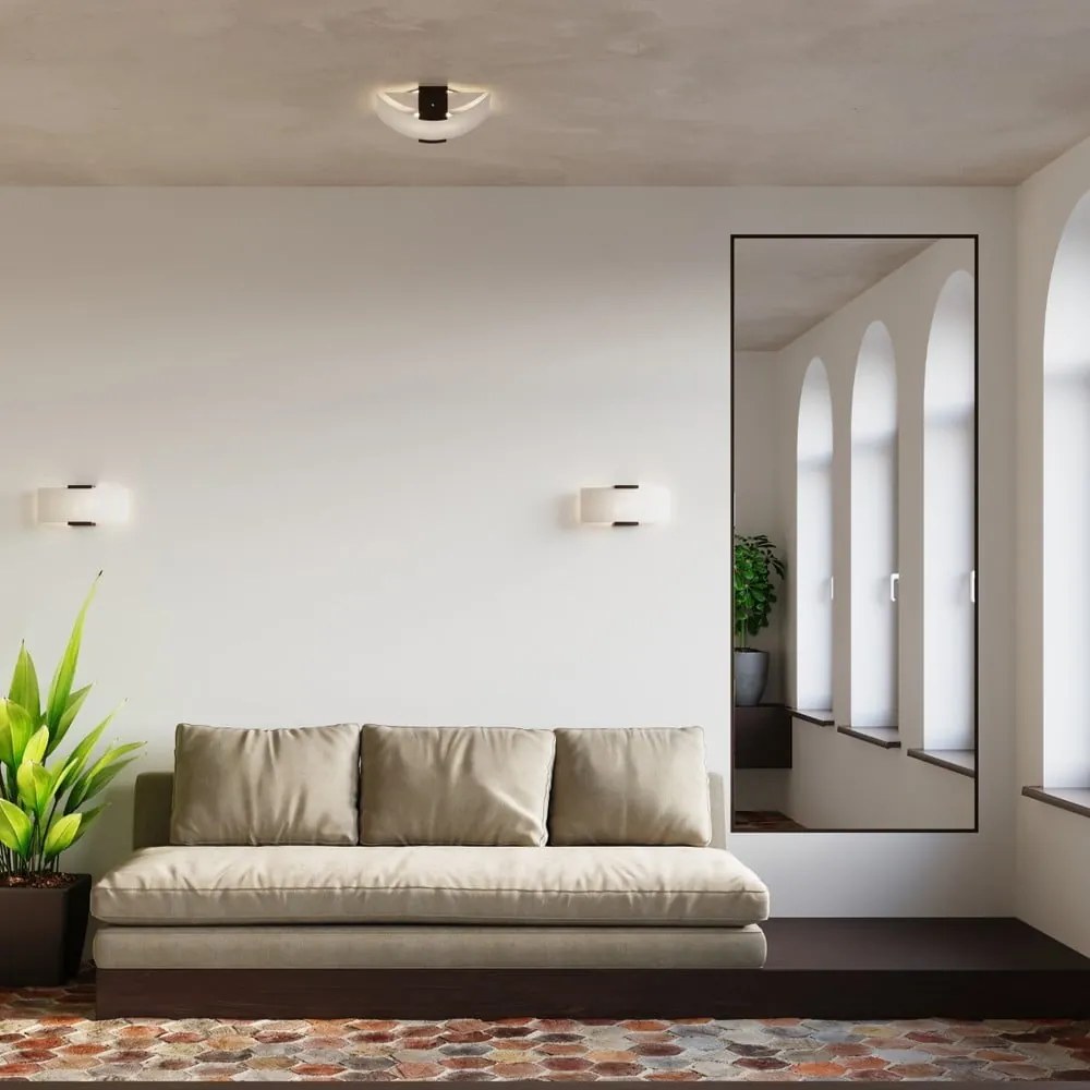 Fehér fali lámpa Eva – Sollux