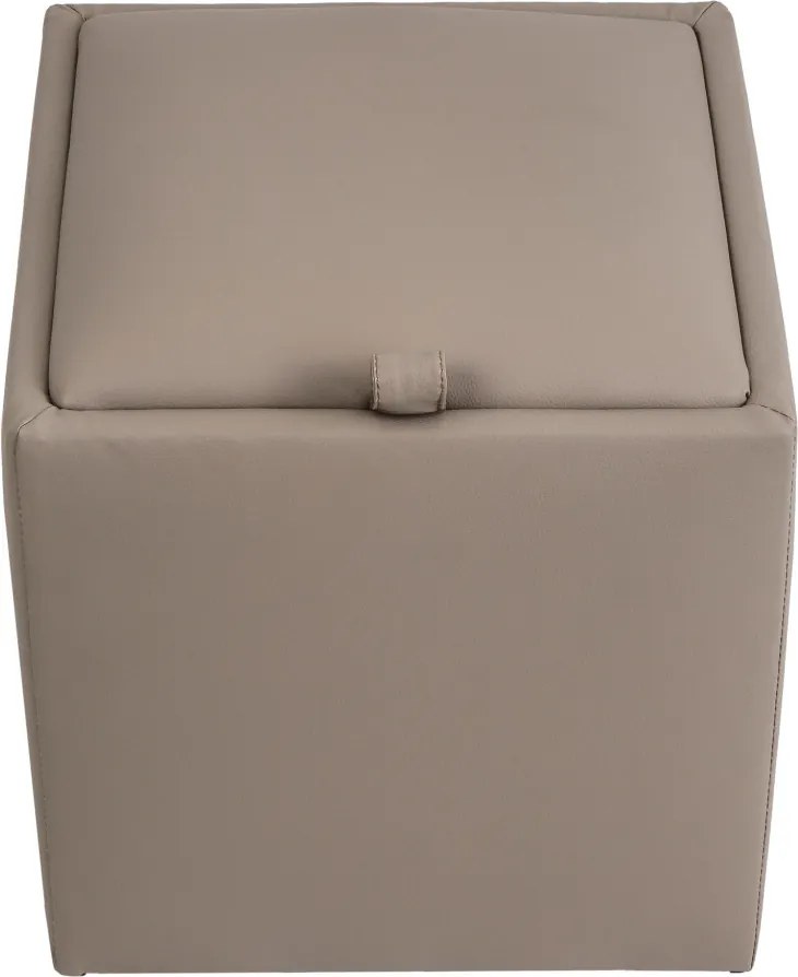 Box puff - POLY műbőr - taupe R