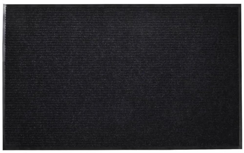 Fekete PVC Lábtörlő 90 x 150 cm