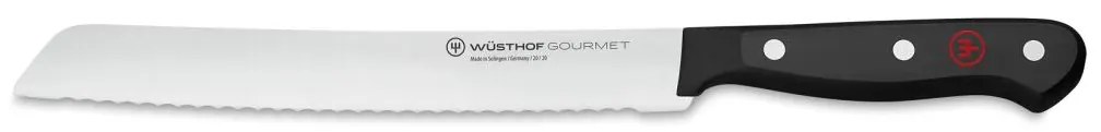 Wüsthof Wüsthof - Konyhai kenyérvágó kés GOURMET 20 cm fekete GG357