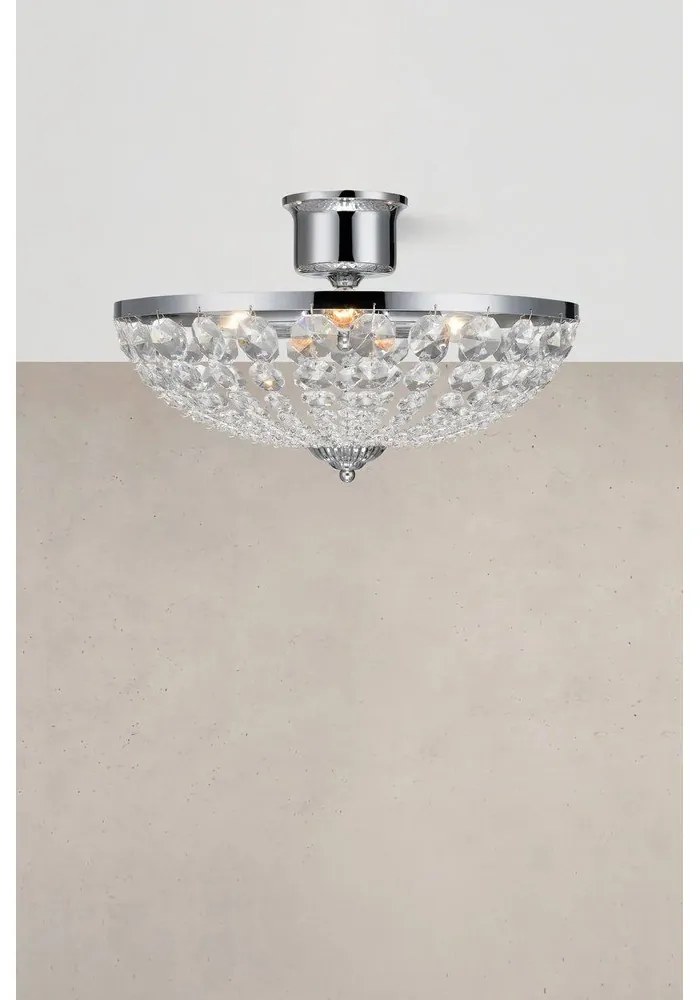 Ezüstszínű mennyezeti lámpa Gränsö – Markslöjd