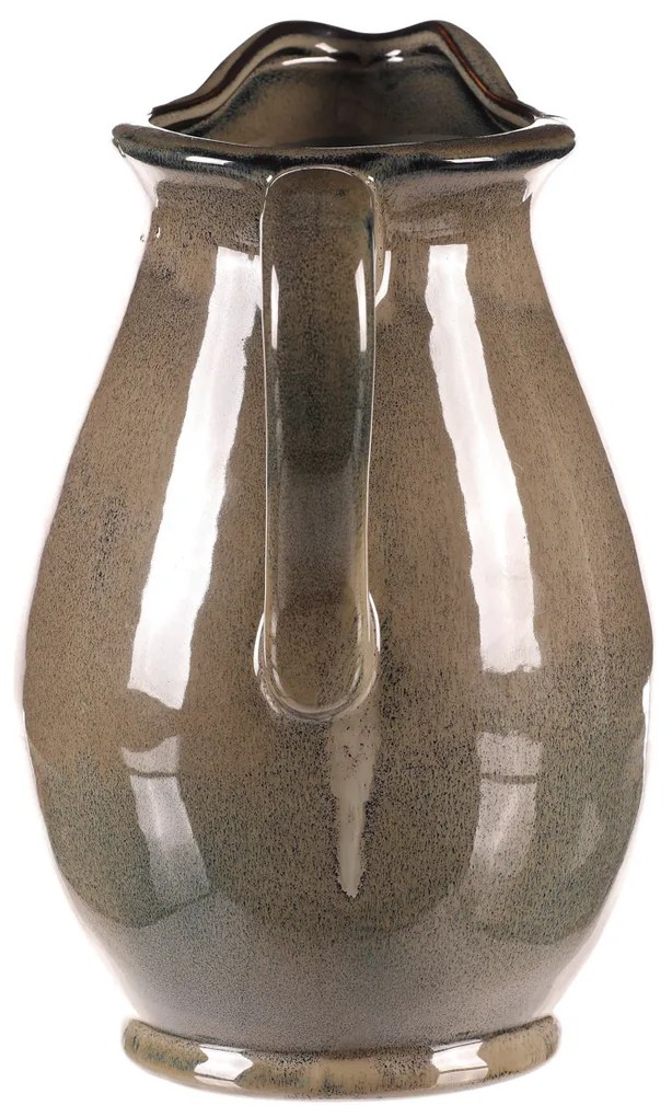 Kerámia kancsó szürke, 18 x 20 x 28 cm, nagy, 28 cm