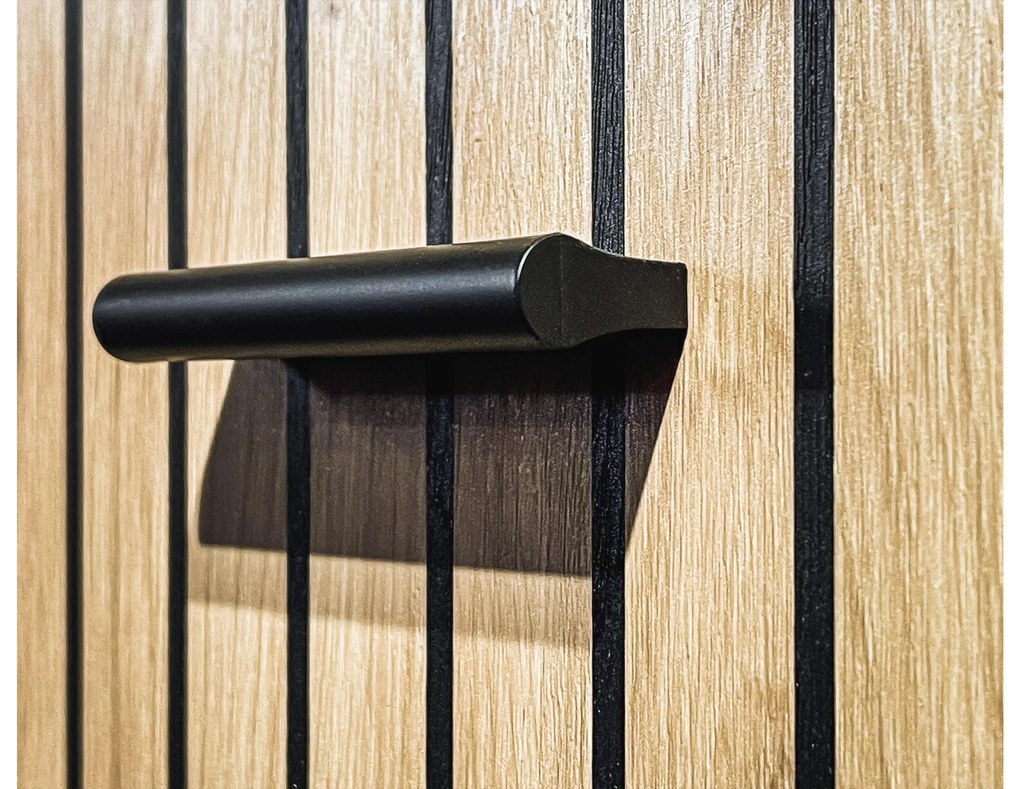 Cipőtároló párnával Mablo (antracit + artisan tölgy + fekete). 1097707