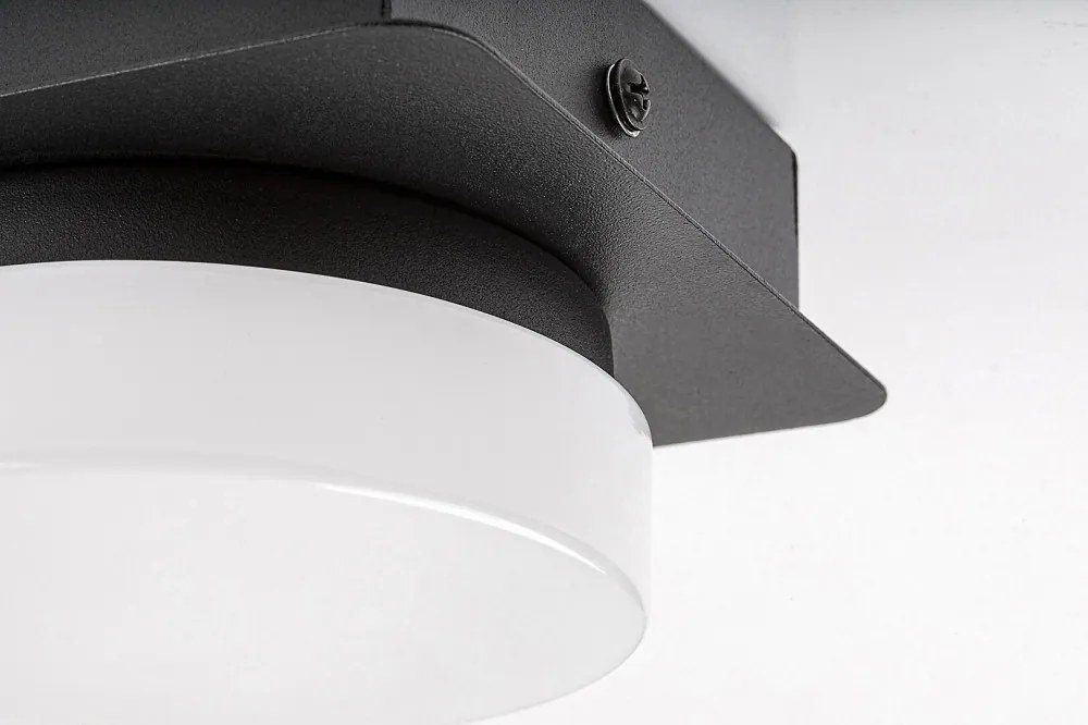 RÁBALUX 75001 ATTICHUS Matt Fekete Színű Fürdőszobai Mennyezeti Lámpa LED 5W IP44