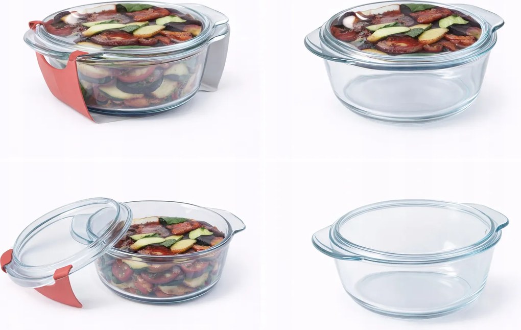 Hőálló kerek edény Pyrex 2,5 l