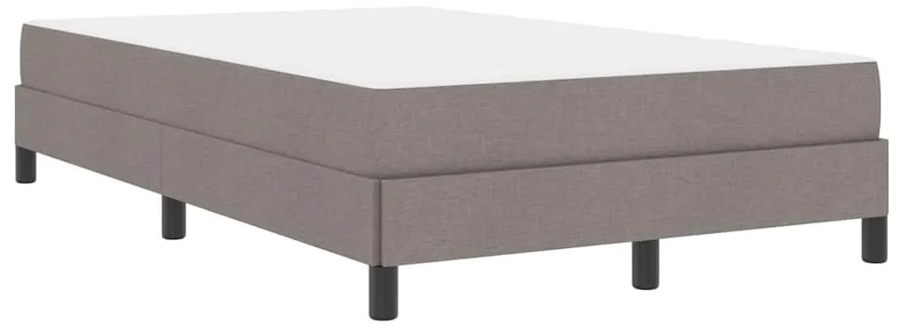 Boxrugós ágy matracmal Tópszínű 120 x 190 cm szövet