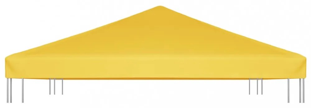 sárga pavilon-tetőponyva 270 g/m² 4 x 3 m