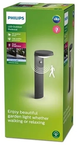 Philips TYLA LED 9W 230V 4000K IP44 kültéri érzékelős lámpa