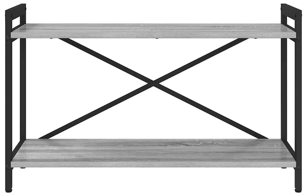 Könyvszekrény Szürke sonoma 80 x 30 x 48.5 cm Faanyag