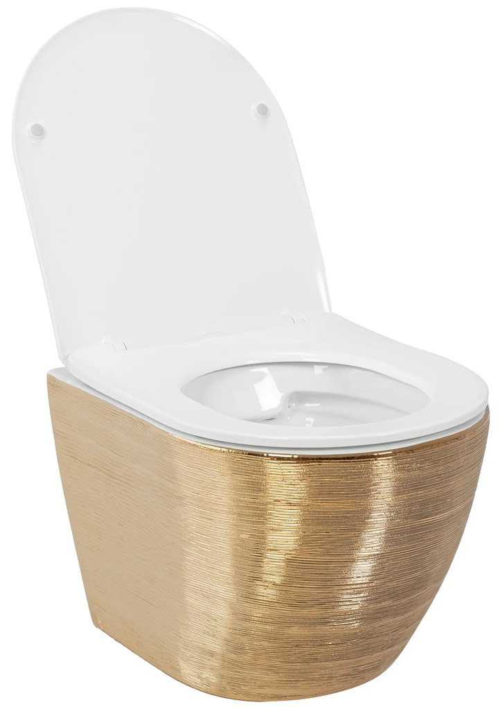 WC csésze Carlo Flat Brush Gold