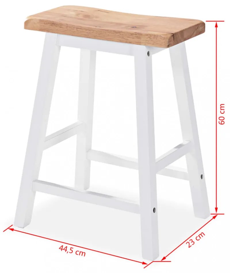 3 részes fehér MDF bárgarnitúra