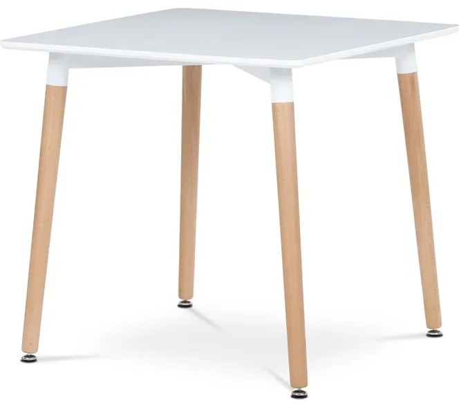 Étkezőasztal 80×80 cm, MDF, Fehér. DT-303 WT