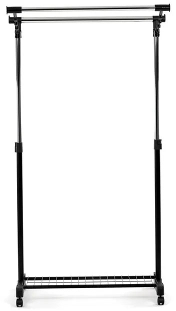 Fekete Fém Ruhafogas. 84511 BK