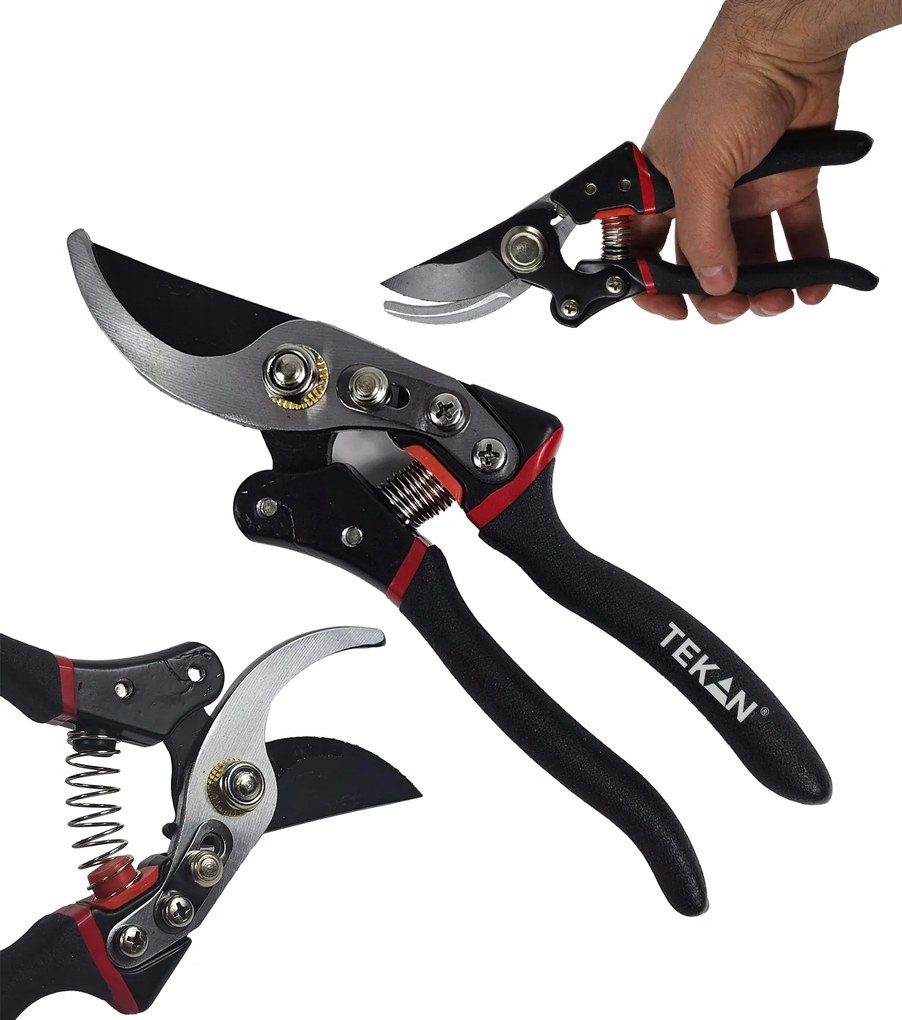 Metszőolló Bokrok Virágainak Ágaihoz Rövid Penge Elhaladó Acél