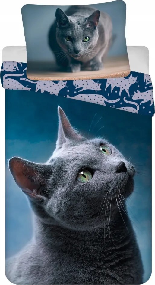 Cicás Dark ágyneműhuzat 140×200 cm, 70×90 cm