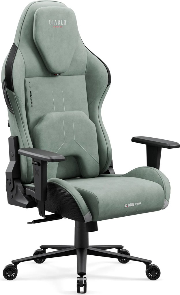 Gamer szék Normal Size, zöld-fekete: Diablo X-One Prime Ghotic Green
