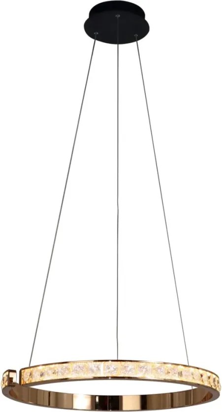 ZUMA LINE MD4996-1-3GBD MURIEL Modern Led Függesztett Lámpa Fekete, Arany LED IP20