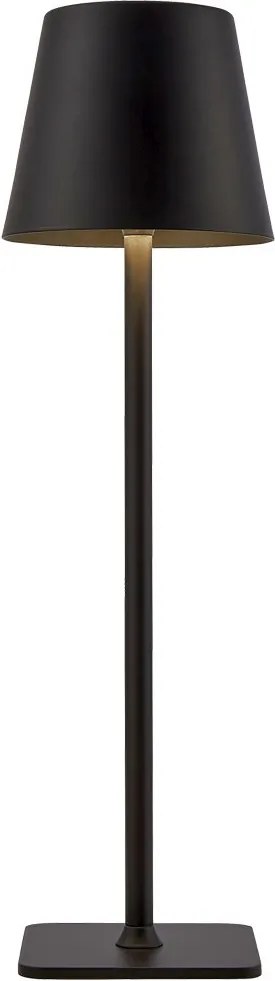 Italux Skandináv Kültéri asztali lámpa Atlis Fekete ITXTB-2821-BK IP54