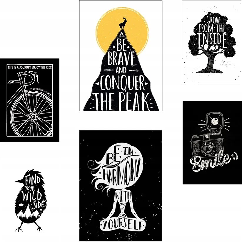 Komplett Galéria 6db Poszter Keret Nélkül Kpba 295