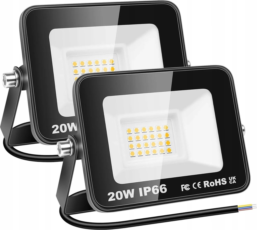 P/10 Rigidon kültéri Led reflektor lámpatest 20W IP66 2000lm 4000K F 3db