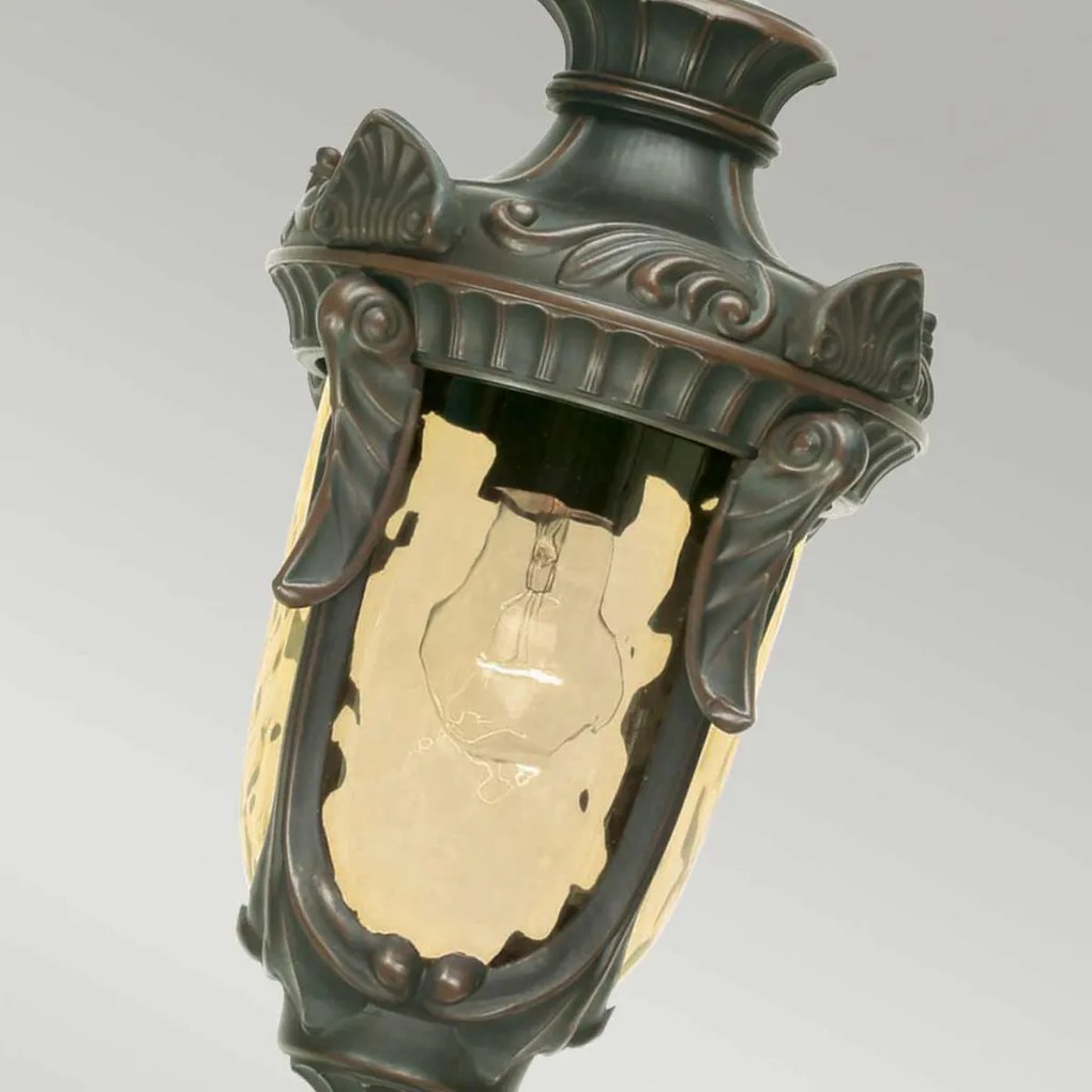 ELSTEAD PH8-M-OB PHILADELPHIA Kültéri Függő Lámpa Borostyán, Antik Bronz IP44