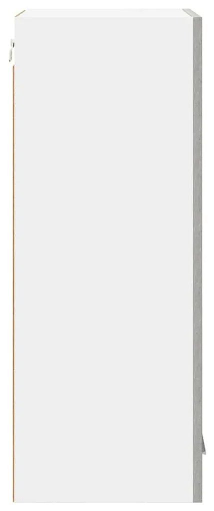 Függő szekrény Riga 2 pcs Beton Szürke 40 x 31 x 80 cm Faanyag