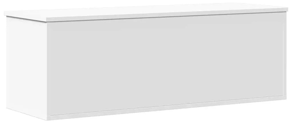 fehér szerelt fa tárolóláda 102 x 35 x 35 cm