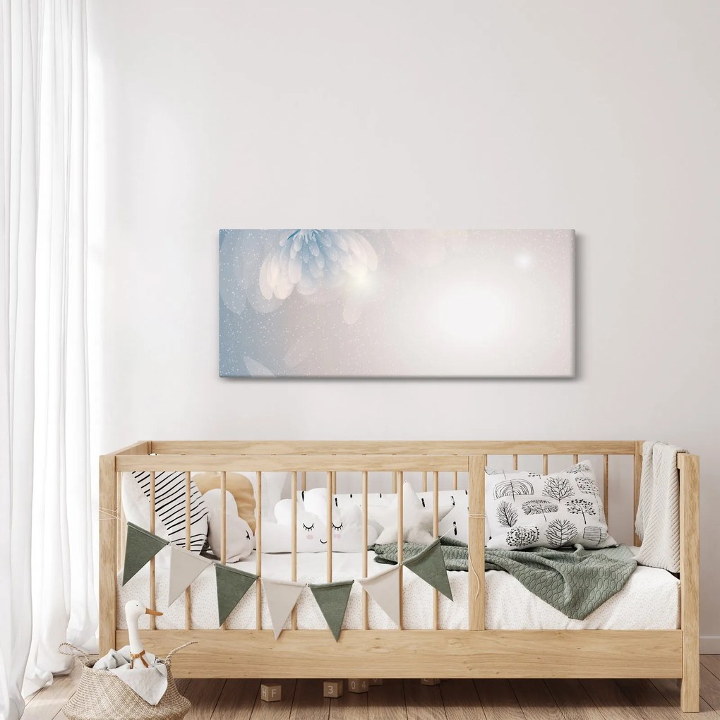 Kép - havas virágok (120x50 cm)