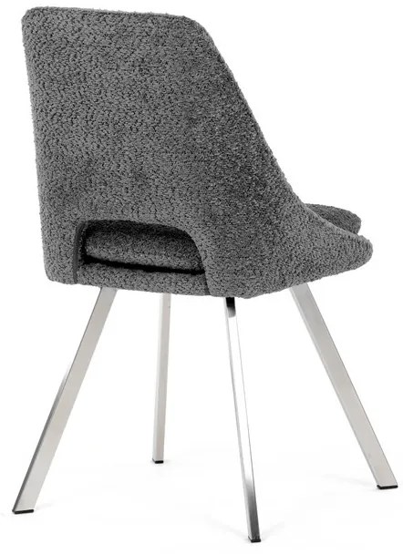 Szürke Bouclé Étkezőszék. DCL-W1174 GREY2