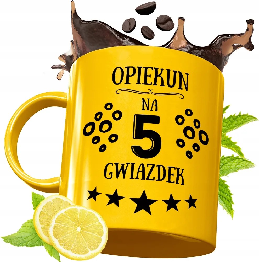 Prémium Arany Bögre Gondozónak Ajándék Nyomtatott Fotóval