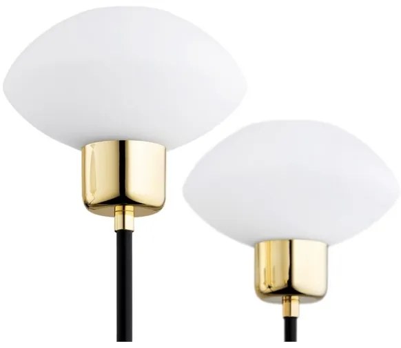 Argon 2128 - RAVELLO 5xE14/15W/230V fekete/arany csillár rúdon