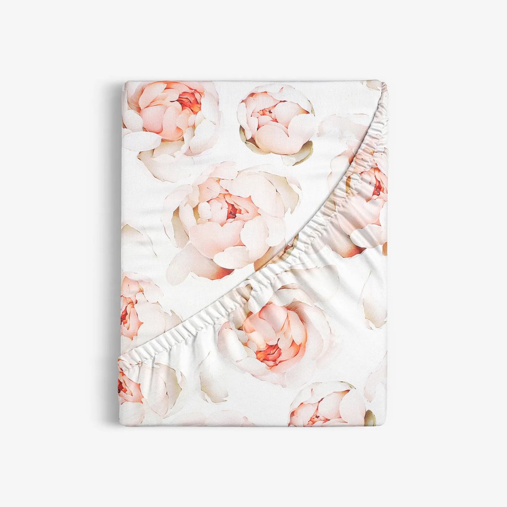 Goldea pamut gumis lepedő deluxe - illatos bazsarózsa 140 x 200 cm